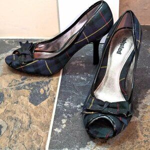 Unlisted Tartan Plaid Vintage Heels Size 9